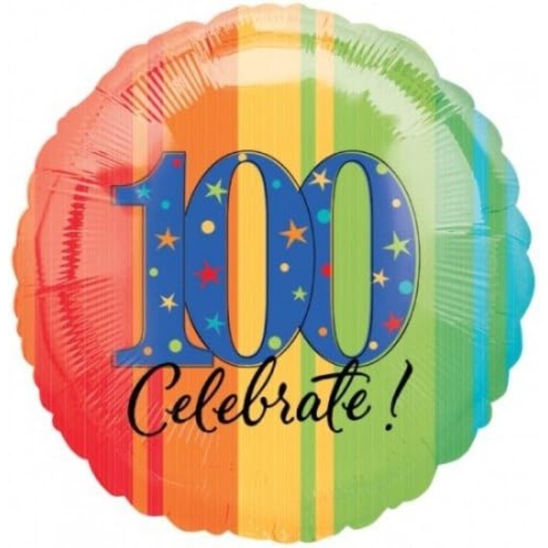 18'' 100th Birthday Foil