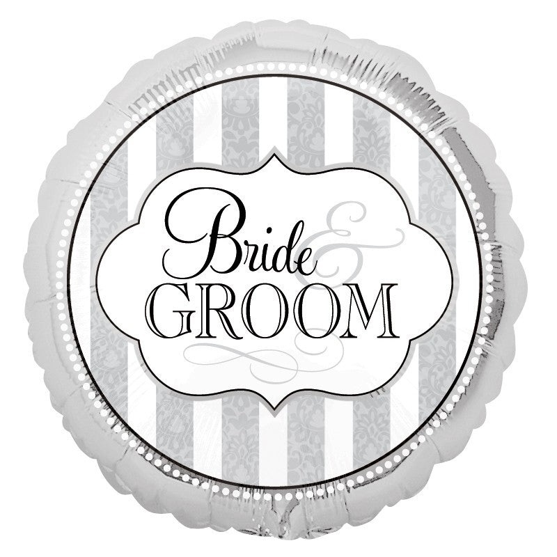 18'' Foil The Bride & Groom
