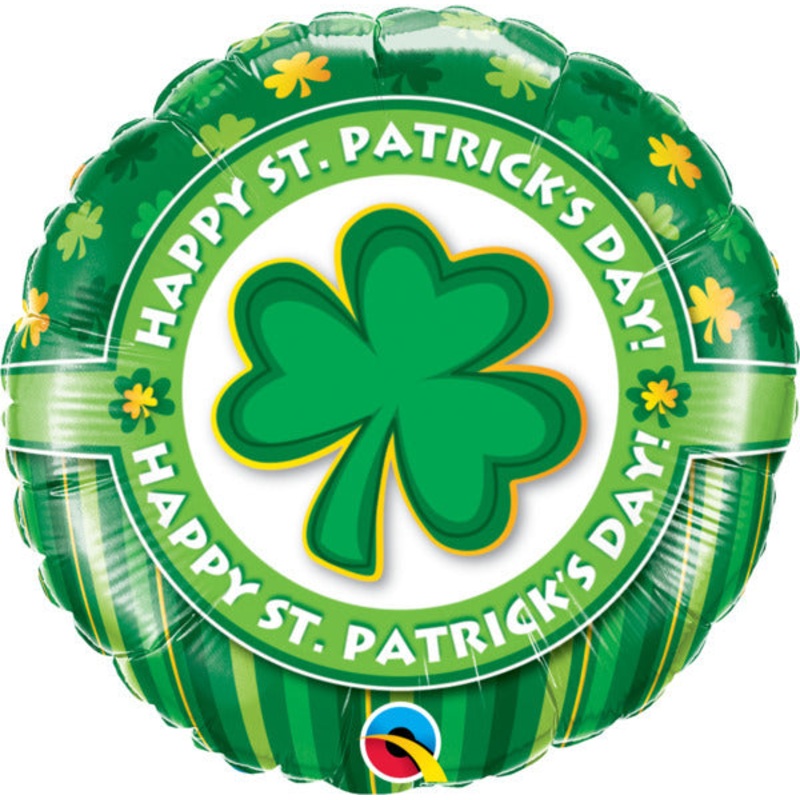 18'' Happy St Patricks Day Foil Balloon