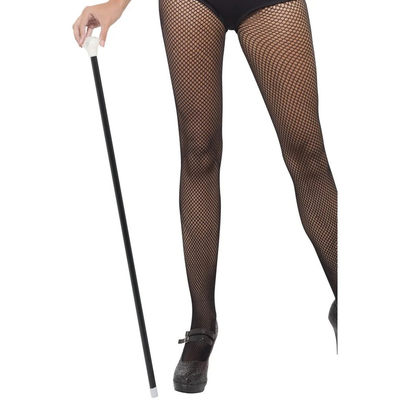 20s Style Dance Cane, Black