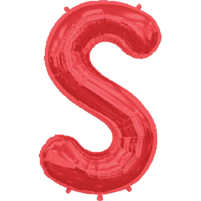 34'' Letter S - Red