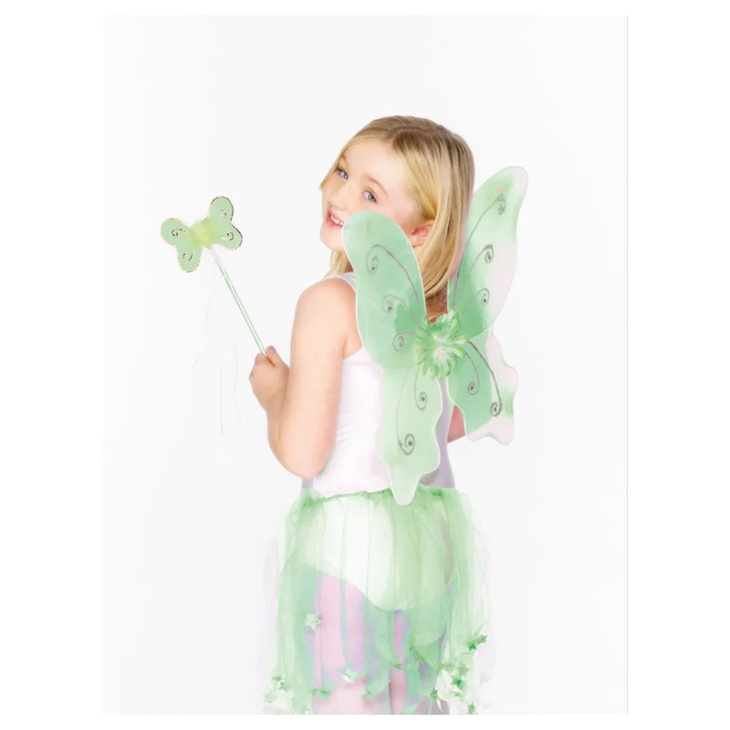 Butterfly Wings & Wand, Green