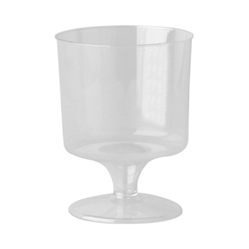 Clear 5.5oz Plastic Wine Glases 10pk