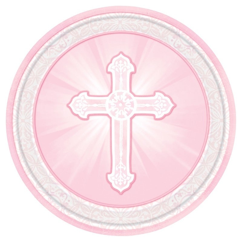 Plate 17.7Cm Radiant Crd Pink