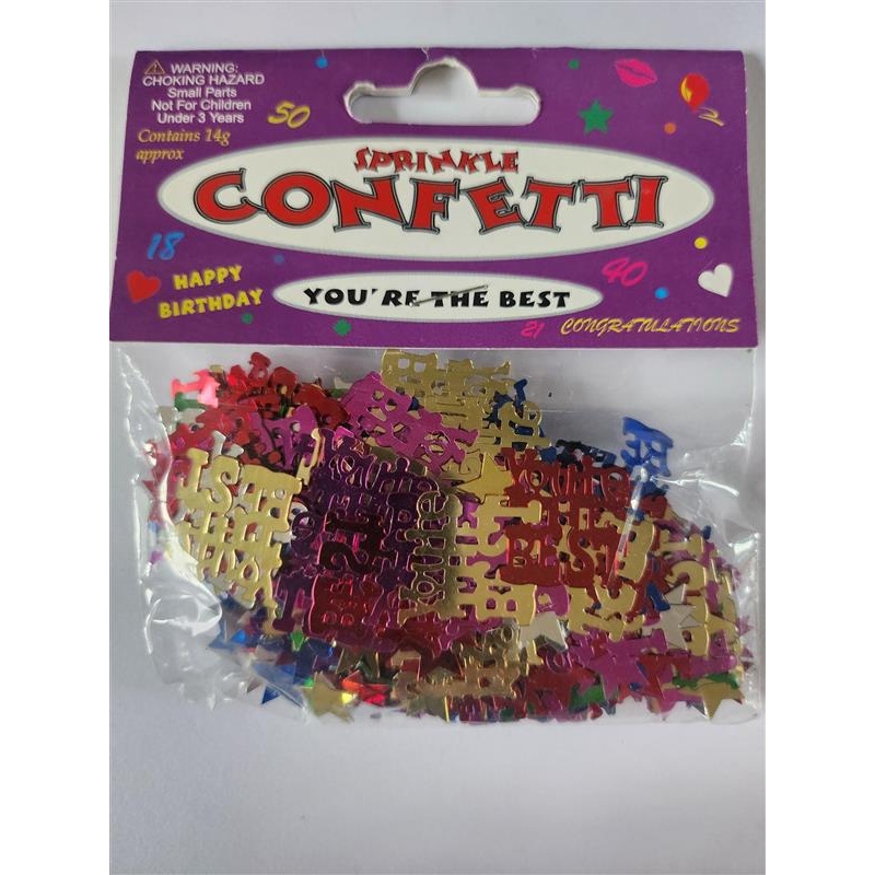 You're The Best Confetti 14g