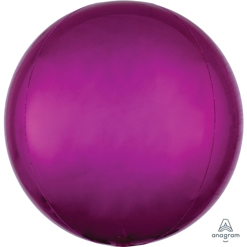 15'' Foil Orbz Bright Pink 3pk