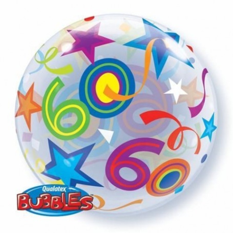 22'' Single Bubble 60 Brilliant Stars