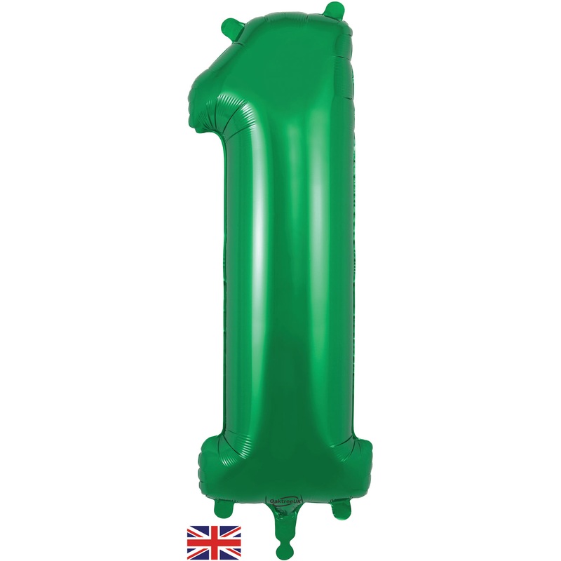 34" Number 1 Green