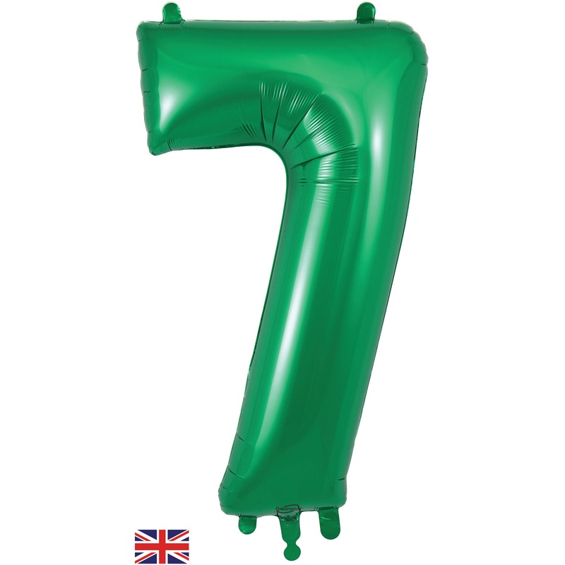 34" Number 7 Green