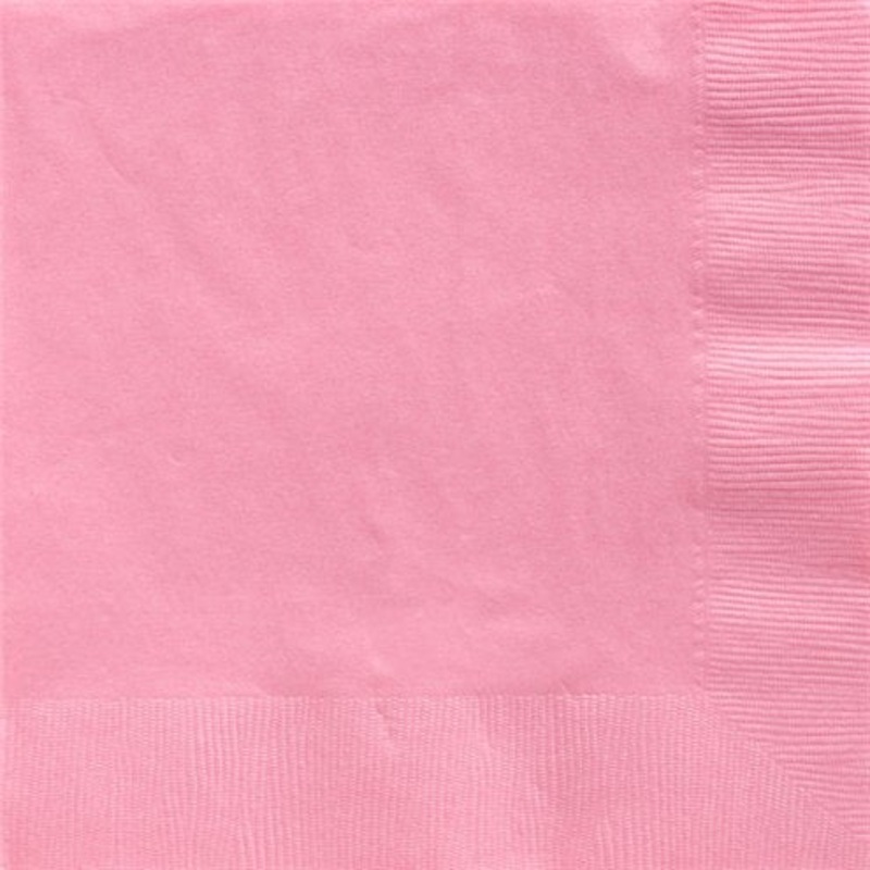 Baby Pink Dinner Napkins - 40cm