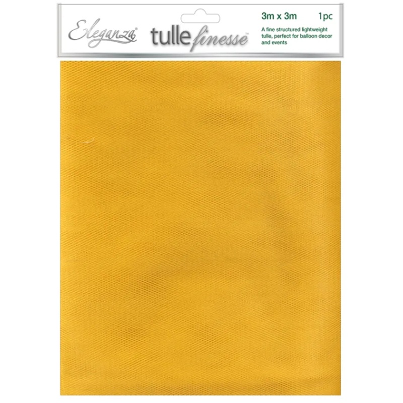 Gold Tulle 3M X 3M 1Pk