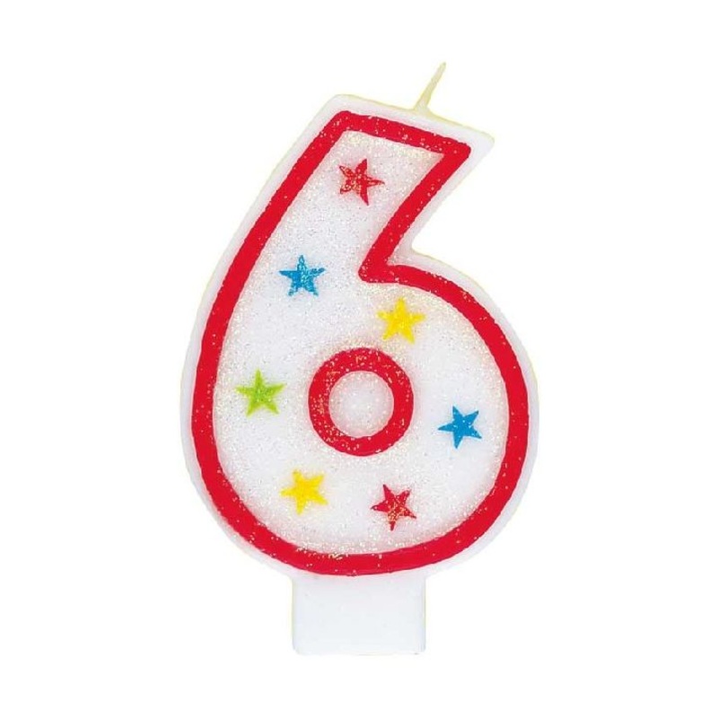 NO. 6 CANDLE WITH DECORATION