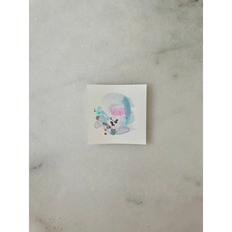 Abstract 028 - Original Painting - 3x3