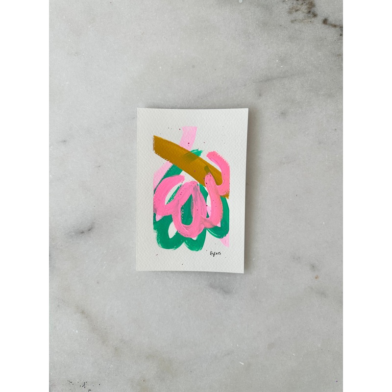 Abstract 012 - Original Painting - 4x6