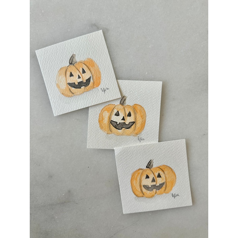 Pumpkin 003 - Painting - 3x3