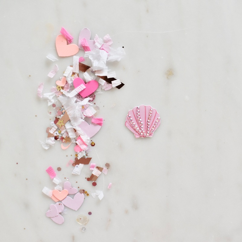 Sea Shell - Confetti Charm