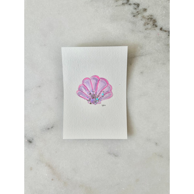 Shell - 003 - Original Painting - 5x7