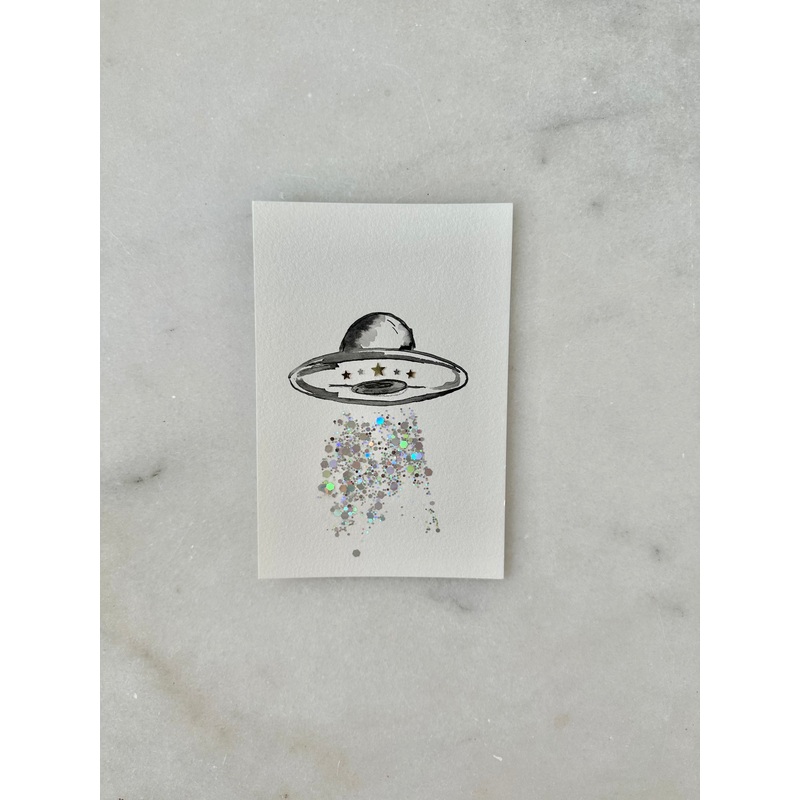 Space - Original Painting - 4x6