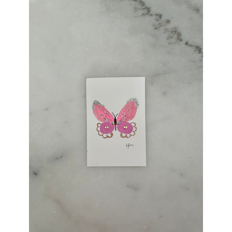 016 Butterfly Painting  - Original Panting - 4x6