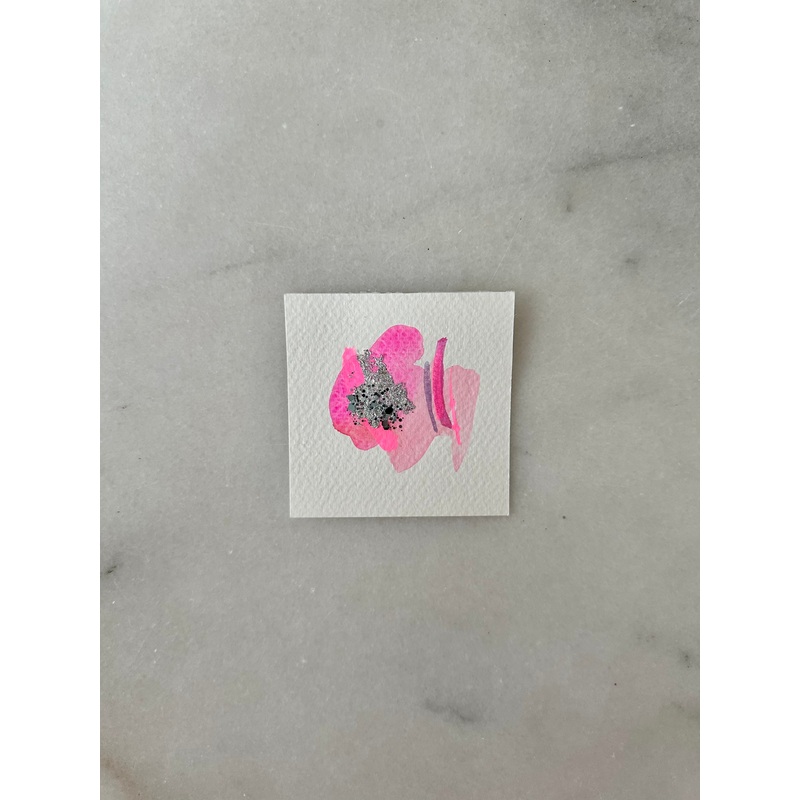 Abstract 013 - Original Painting - 3x3