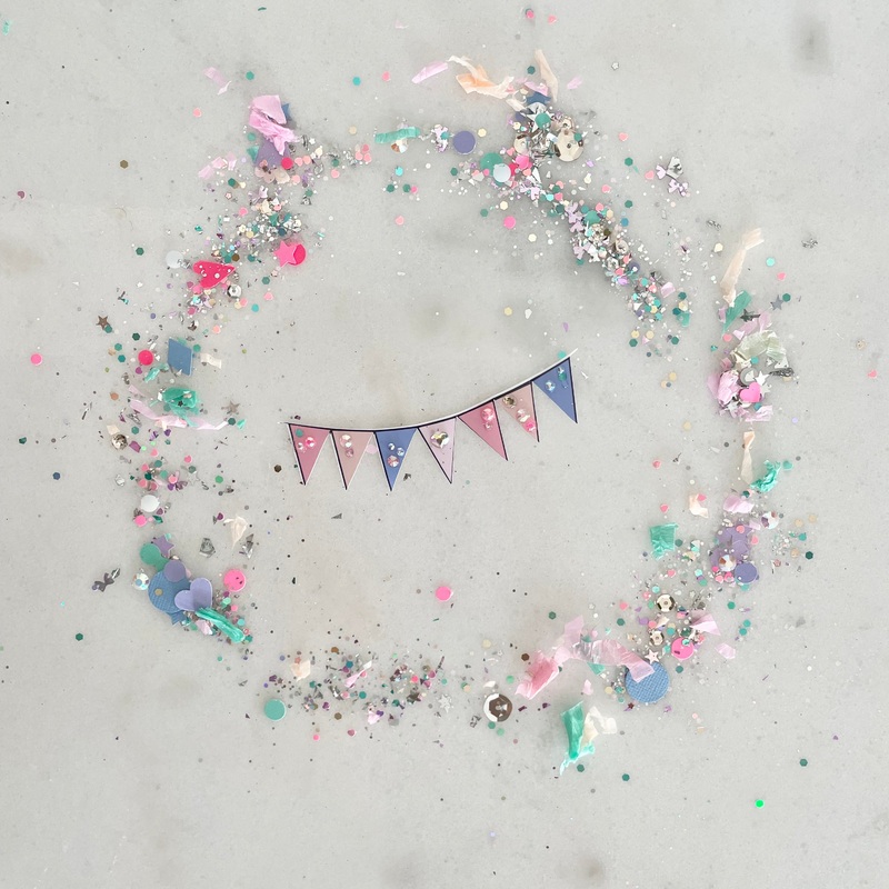 The Birthday Banner - Confetti Charm