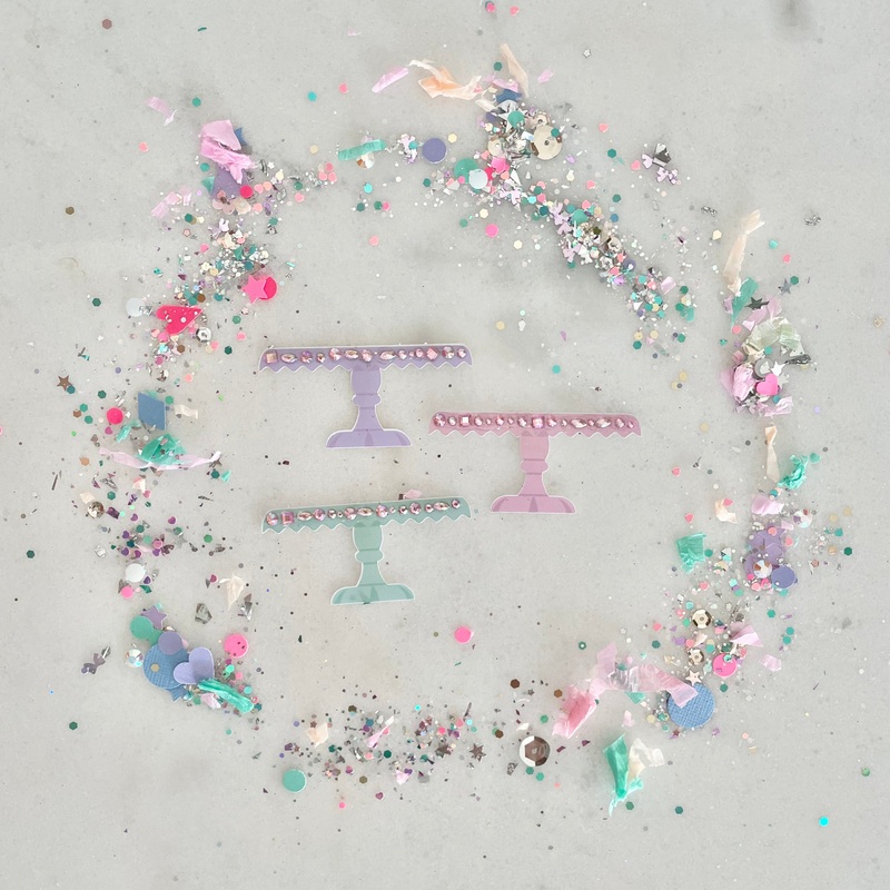 The Cake Stand - Confetti Charm