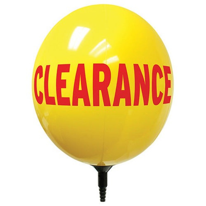 17 inch GIZMO YELLOW WITH RED CLEARANCE