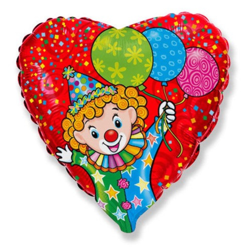18 inch HAPPY CLOWN