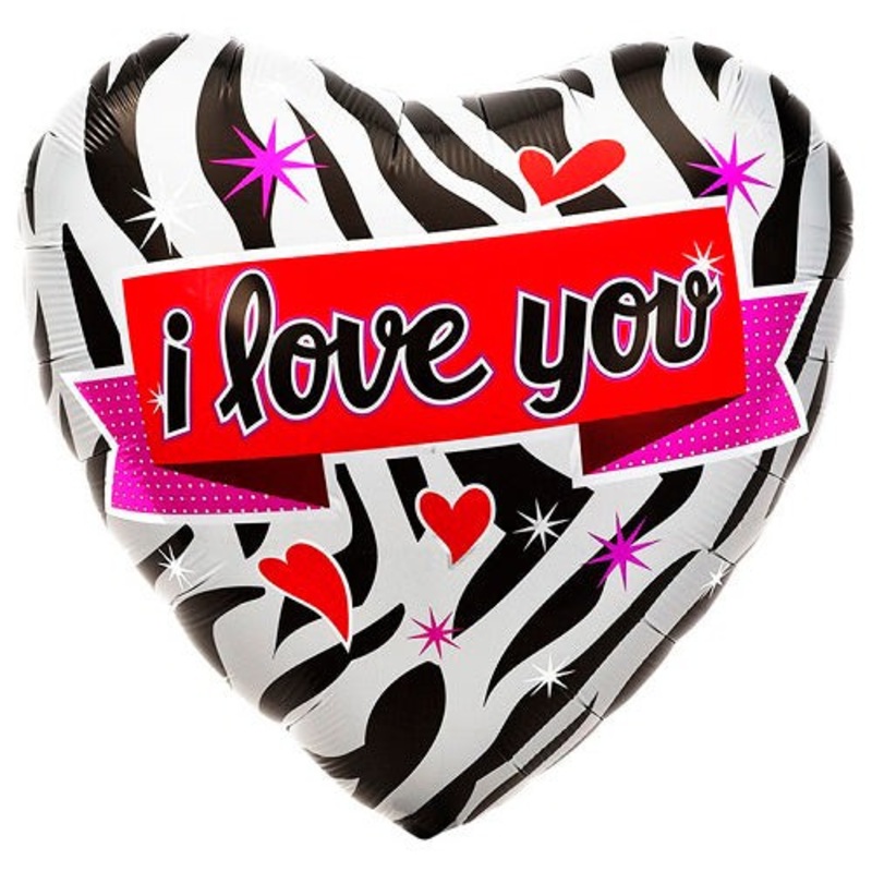 18 inch ZEBRA LOVE