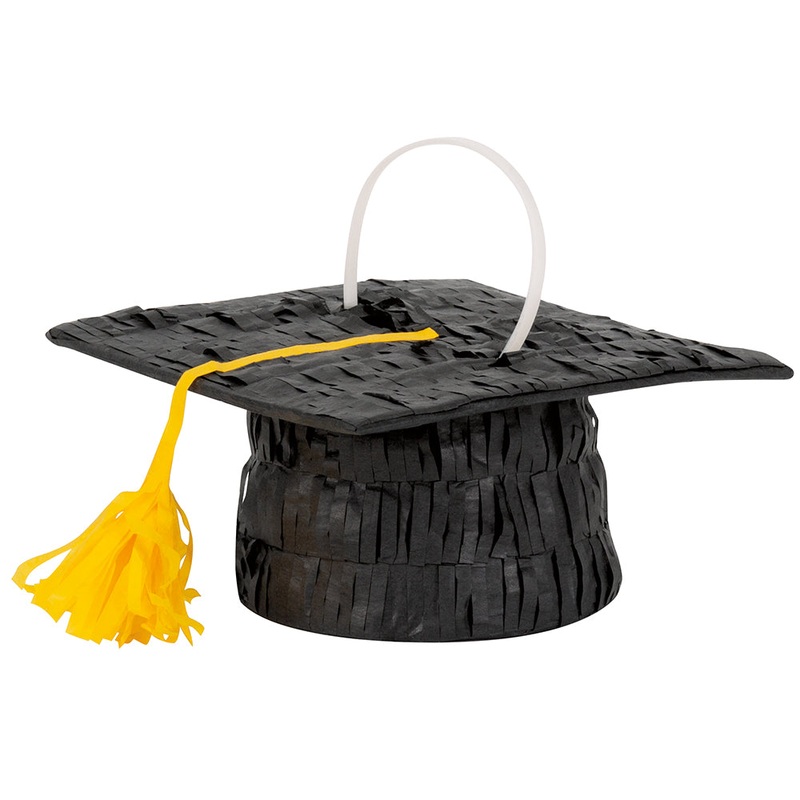 7 inch STAR & CAPS GRADUATION ENSEMBLE MINI PINATA