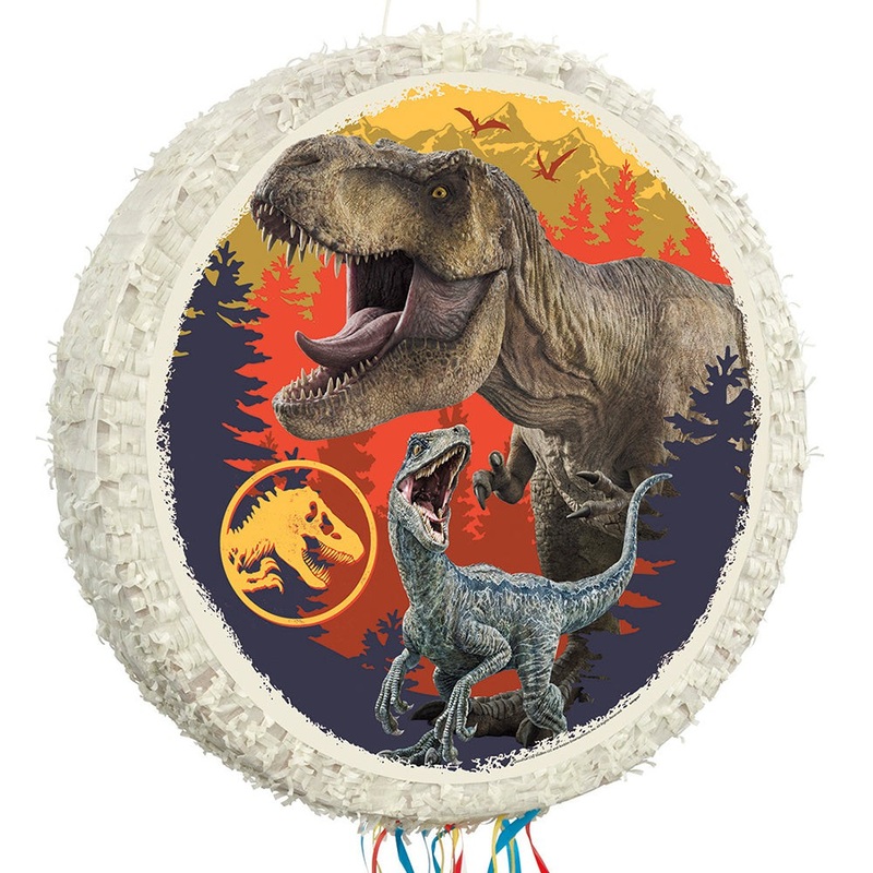 20 inch JURASSIC WORLD 3 SHAPED PULL PINATA