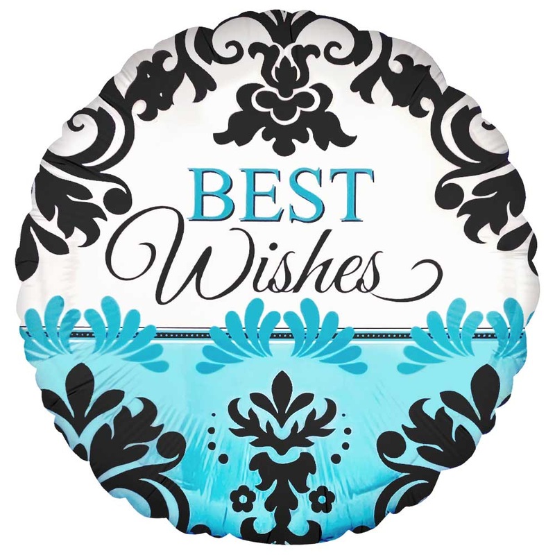 21 inch BEST WISHES