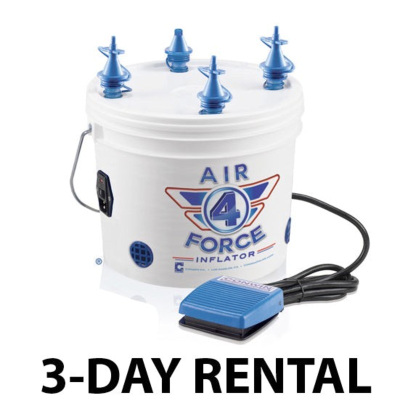 3-DAY RENTAL - AIR FORCE 4 INFLATOR