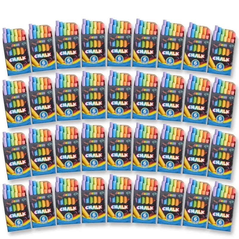 432 Counts Mini Chalk Set for Kids, Non-Toxic Mini Chalk for Boys Girls 3+ (36 Boxes)