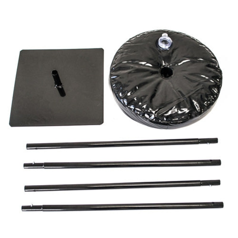 6 foot BALLOON COLUMN KIT - BLACK