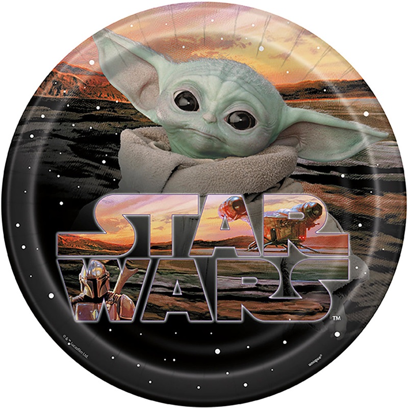 9 inch MANDALORIAN - THE CHILD DINNER PLATES (8 PK)