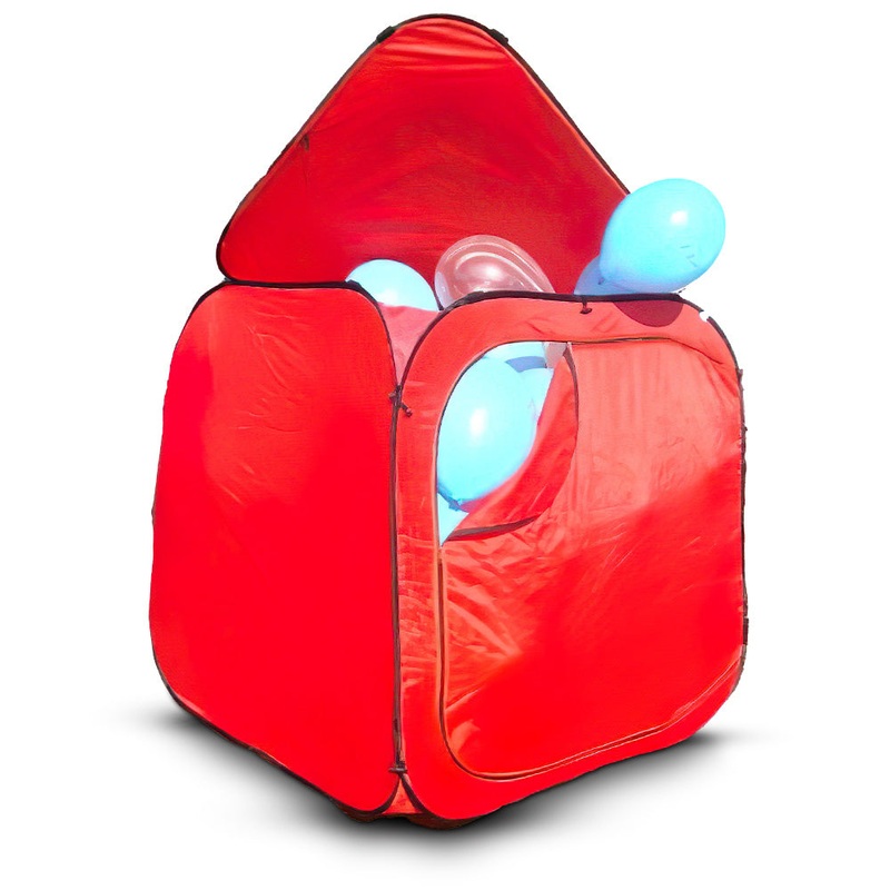 BALLOON TRANSPORTER - 4 foot CUBE (2 ZIPPERS & VELCRO LID)