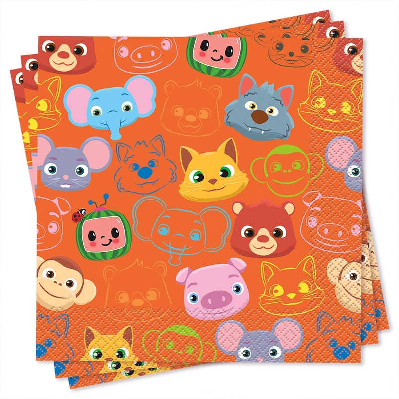 COCOMELON LUNCHEON NAPKINS (16 PK)