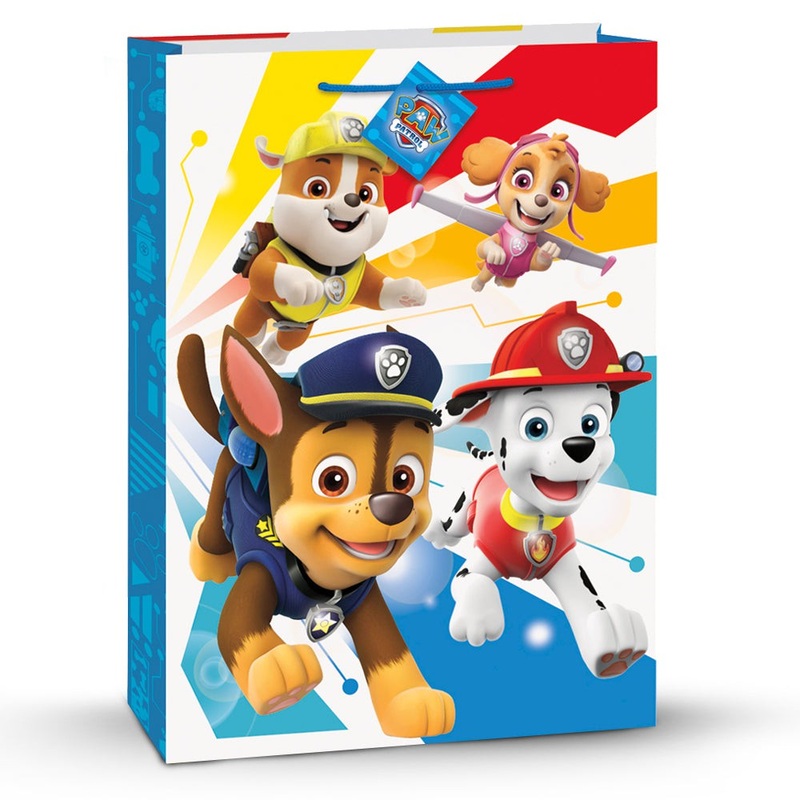 PAW PATROL GIFT BAG - JUMBO 18 inch X 13 inch