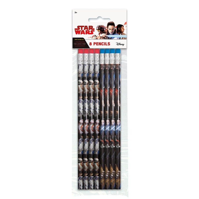 STAR WARS EPISODE VIII PENCILS (8 PK)