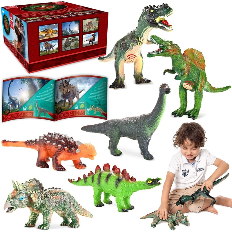 12in to 14in Dinosaurs Pack, 6 Pcs