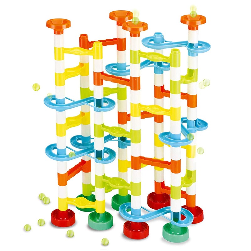 154 Piece Marble Run Premium Toy Set