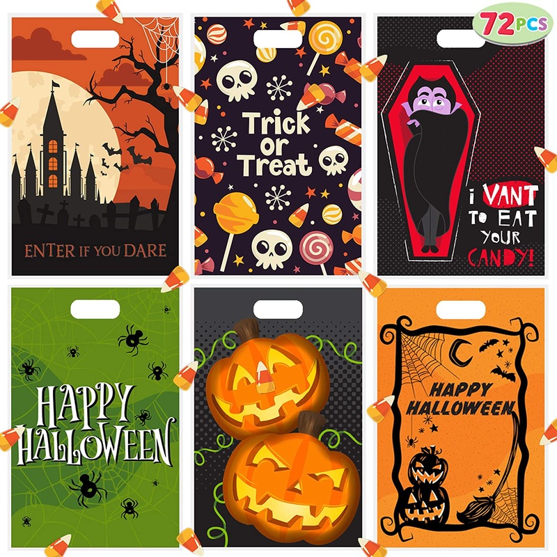 72 Halloween Goodie Bags For Trick-or-treating
