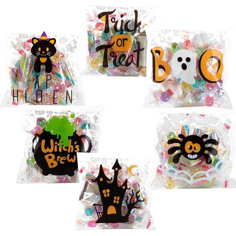 Cellophane Four-sided Treat Bags , 150 pcs