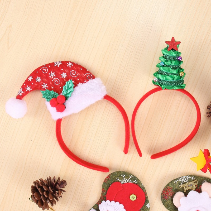 Christmas Headbands, 8 Pack