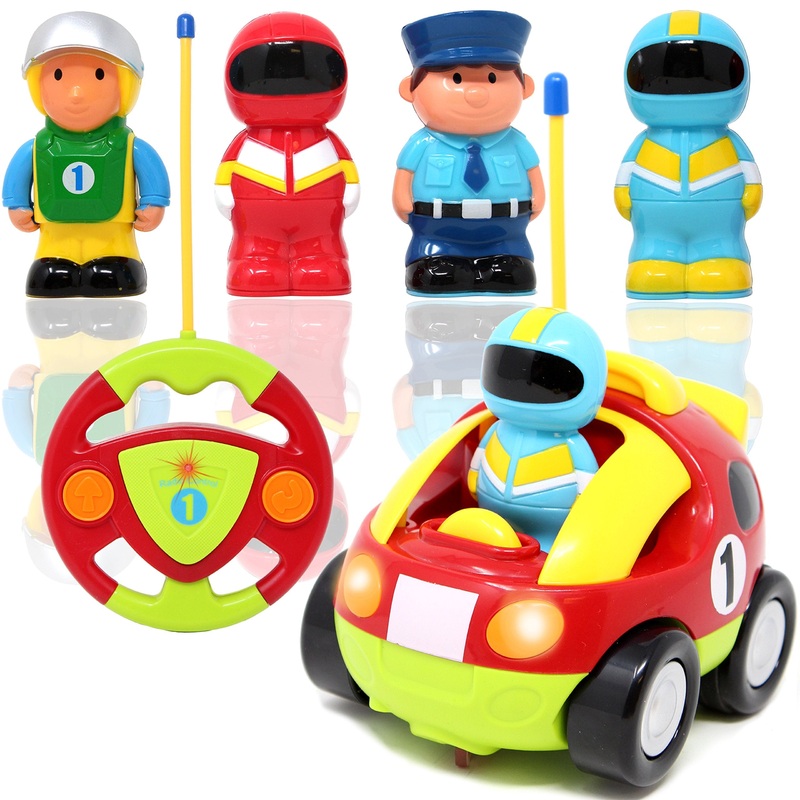 Remote Control Cartoon Car With 4 Figures