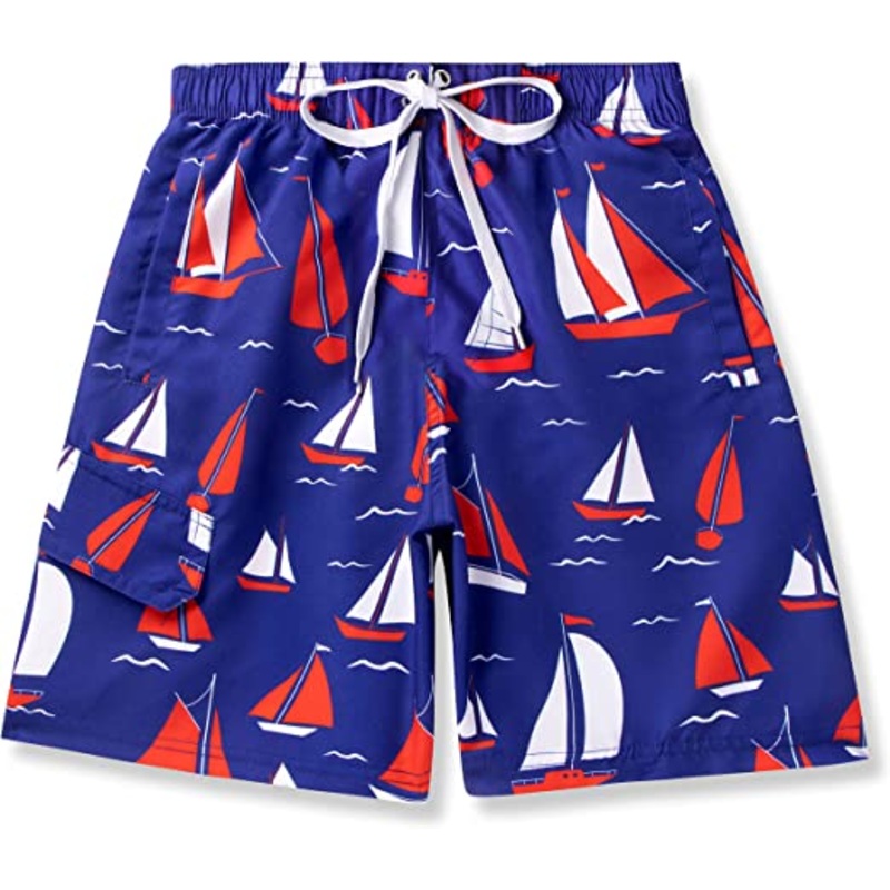 SLOOSH - Kids Swim Trunk (Sailboat)