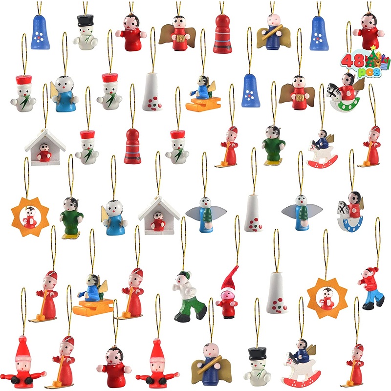Wooden Mini Christmas Ornaments