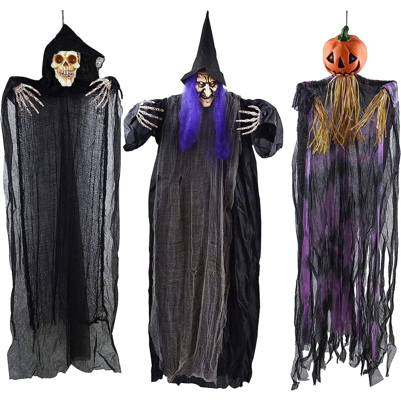 50in Halloween Hanging Decoration Combo Set, 3 Pack