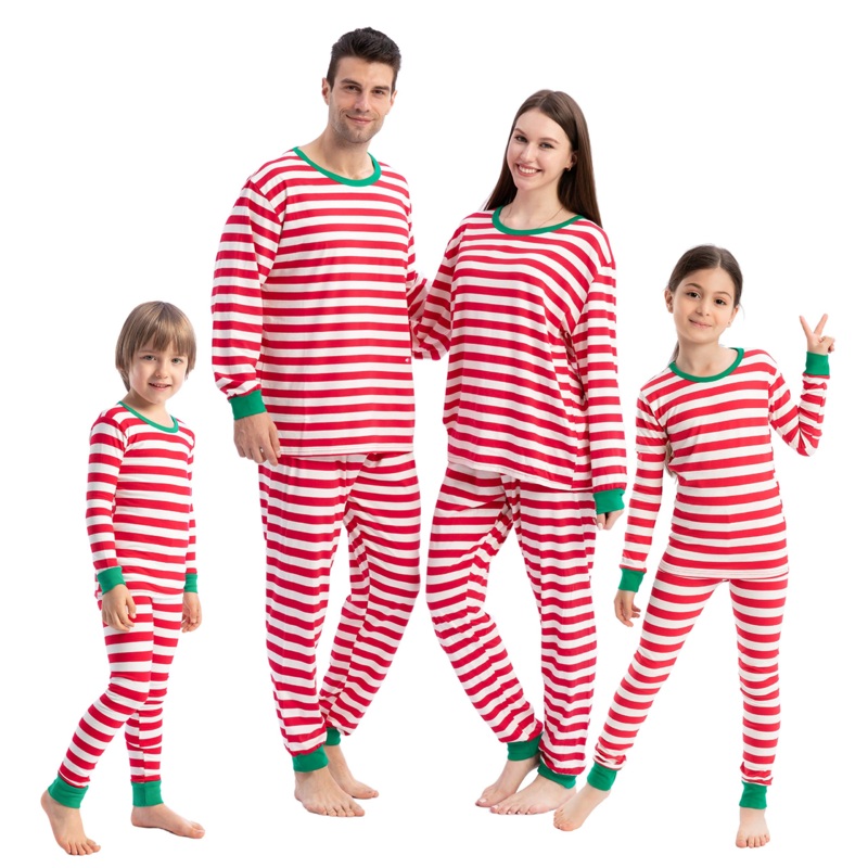 Christmas Matching Family Pajamas Set Holiday Sleepwear Loungewear